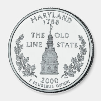 2000 Maryland State Quarter magneet