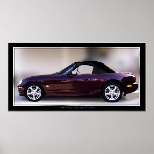 2000 MAZDA MIATA SPECIAL EDITION POSTER (Voorkant)