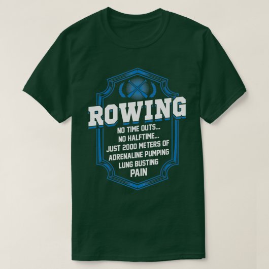 2000 Meters Rowing T-shirt (Design voorkant)