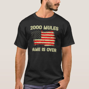 2000 Mules Game is over eerlijke verkiezingen in o T-shirt