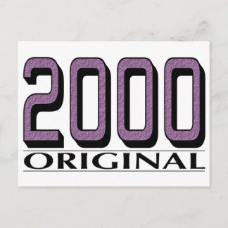2000 Origineel Briefkaart