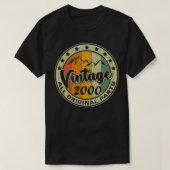  2000 Retro 22 jaar oude cadeau 22 jaar T-shirt (Design voorkant)