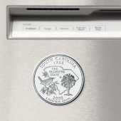 2000 South Carolina State Quarter magneet (Insitu (Vaatwasser))
