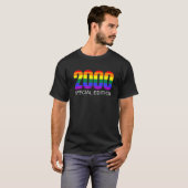 2000 Special Edition LGBT Birthday Pride Gay Lesbi T-shirt (Voorkant volledig)