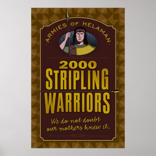 2000 Stripling Warriors poster. Poster (Voorkant)