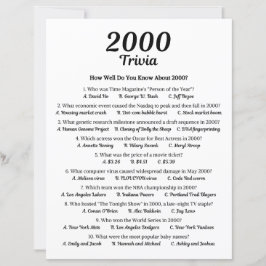 2000 Trivia spel