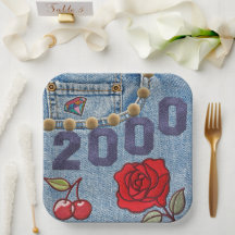 2000 Vintage Poster Verjaardag of reünie