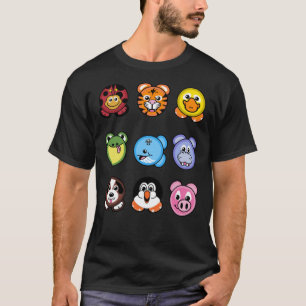 2000s Nostalgia ZooPals Borden Klassieke T-Shirt