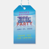 2000s Party Thema Gift Labels Cadeaulabel (Voorkant)