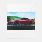 2000's sportwagen Fleece Deken (Voorkant)