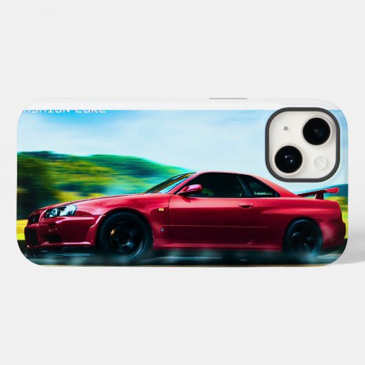 2000's sportwagen op iPhone14 Case Mate Cover (Achterkant (horizontaal))