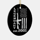 2001 21e verjaardag van de Legendary Patriot 21 ja Keramisch Ornament (Rechts)