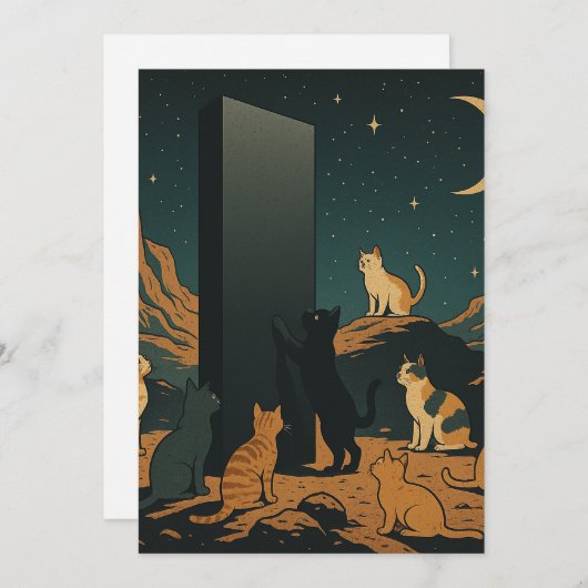 2001: A Space Meowdessy Kaart (Voorkant / Achterkant)