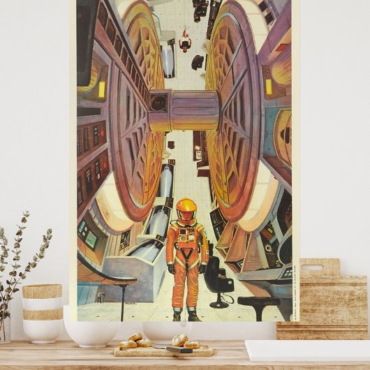2001 A Space Odyssey Poster (Keuken)