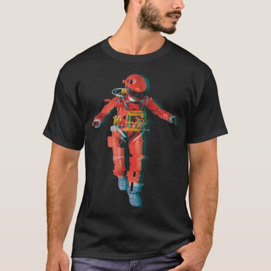 2001 Astronaut Glitch T-shirt (Voorkant)