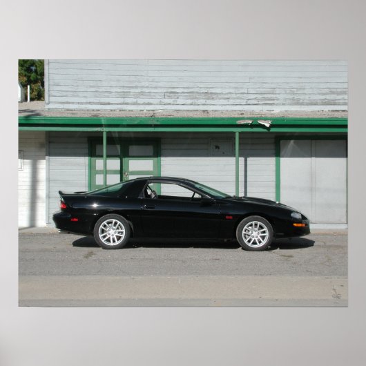 2001 Chevrolet Camaro Z28 SS Poster (Voorkant)