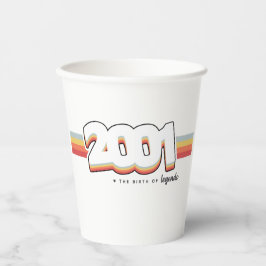 2001 De geboorte van legenden Papieren Bekers