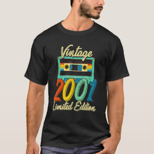 2001 Geweldige 21 jaar oude retrocessie 21ste geb T-shirt