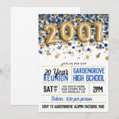 2001 High School College Reünie Kaart (Voorkant / Achterkant)