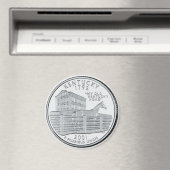 2001 Kentucky State Quarter magneet (Insitu (Vaatwasser))