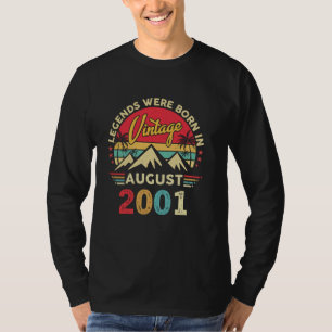  2001 Limited Edition 23 augustus Verjaardag T-shirt