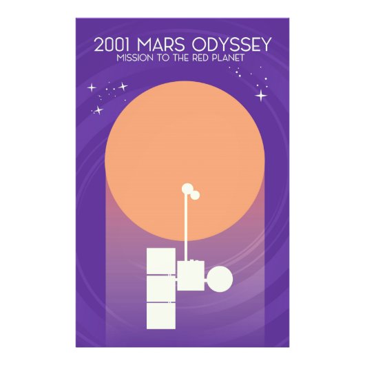 2001 mars odyssee foto afdruk (Voorkant)