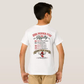 2001 Pepper Fest 25e Verjaardag Jeugd T-shirt (Achterkant volledig)