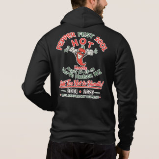 2001 Pepper Fest 25e verjaardag ritssluiting Hoodie