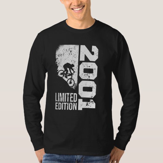  2001 Verjaardag fietsen MTB-Bicycles Mountai T-shirt (Voorkant)