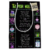 2002 Birthday Trivia Fun Feit Medium Cadeauzakje (Voorkant)