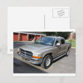 2002 Dodge Dakota SLT 4 x 4 Briefkaart (Voorkant / Achterkant)