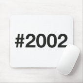 2002 Hashtag 23 Verjaardag Jubileum Muismat (Met muis)