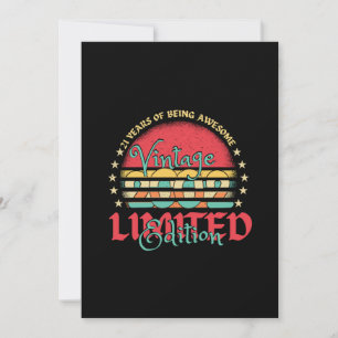 2002 Limited Edition 21 jaar oud 21st Save The Date