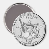2002 Tennessee State Quarter magneet (Voorkant / Achterkant)