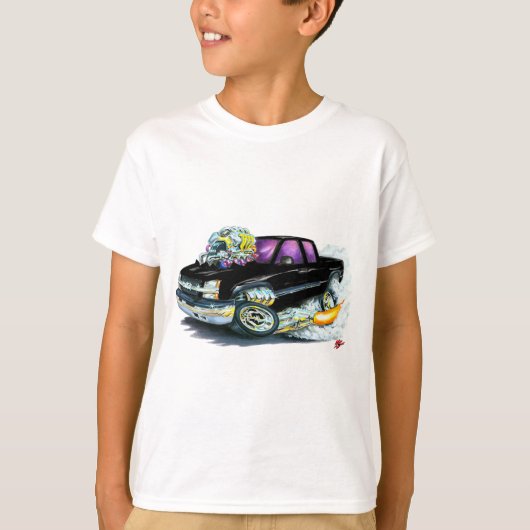 2003-06 Silverado Black Truck T-shirt (Voorkant)