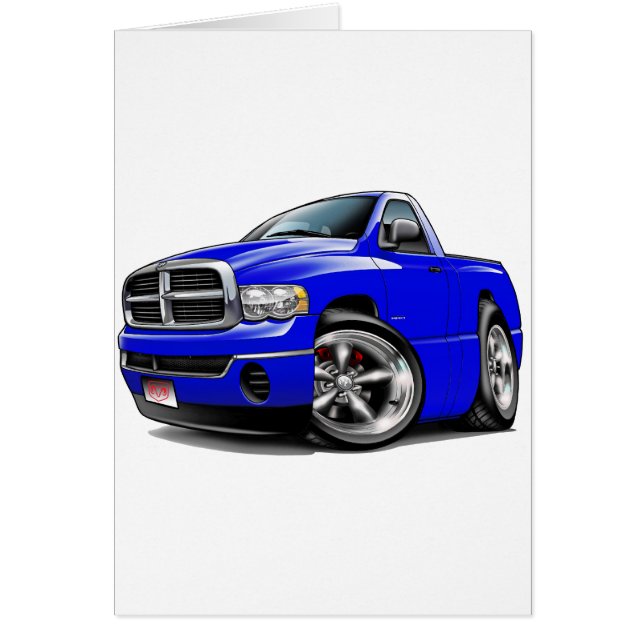 2003-08 Dodge Ram Blue Truck (Voorkant)