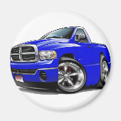 2003-08 Dodge Ram Blue Truck Magneet (Voorkant)