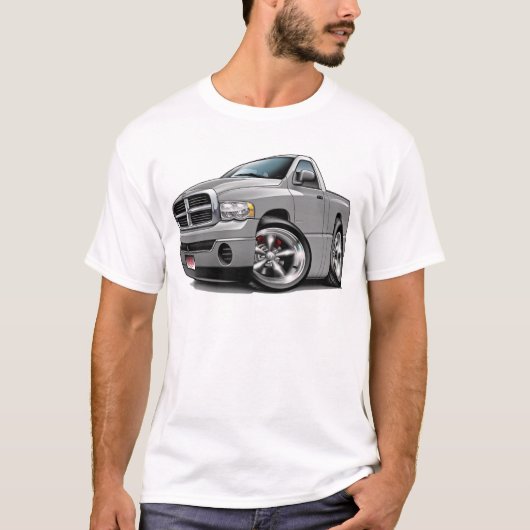 2003-08 Dodge Ram Silver Truck T-shirt (Voorkant)