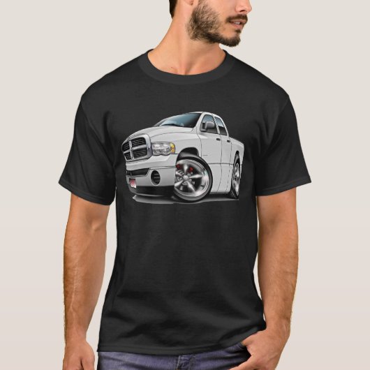2003-08 Ram Quad White Truck T-shirt (Voorkant)