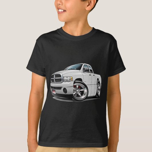 2003-08 Ram Quad White Truck T-shirt (Voorkant)