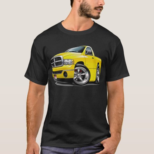 2003-09 Dodge Ram Yellow Truck T-shirt (Voorkant)