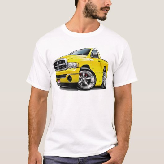 2003-09 Dodge Ram Yellow Truck T-shirt (Voorkant)