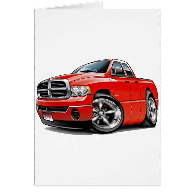 2003-2008 Ram Quad Red Truck (Voorkant)