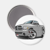 2003-2008 Ram Quad Silver Truck Magneet (Voorkant / Achterkant)