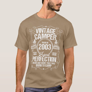 2003 Camper Mountains Scout Verkenning Kamperen 20 T-shirt