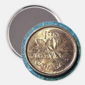2003 Canadese Penny (Voorzijde) Magneet (Voorkant / Achterkant)