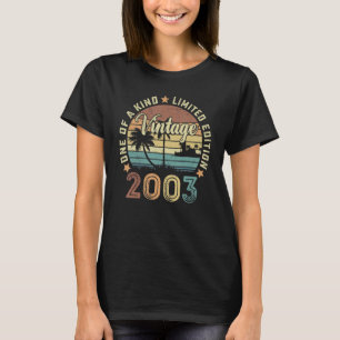 2003 dag 19e verjaardag 19 jaar oud t-shirt