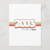 2003 De geboorte van legendes Briefkaart (Voorkant)