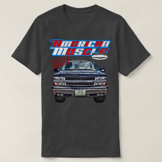 2003,Tahoe,Squarebody Truck,Yukon,Suburban,Silvera T-shirt (Design voorkant)