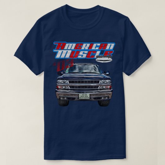 2003,Tahoe,Squarebody Truck,Yukon,Suburban,Silvera T-shirt (Design voorkant)